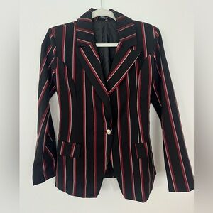 Pinstripe Blazer